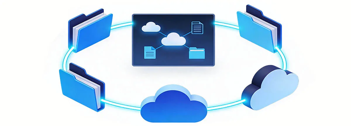 Free way to join Google Drive, Dropbox and Mega