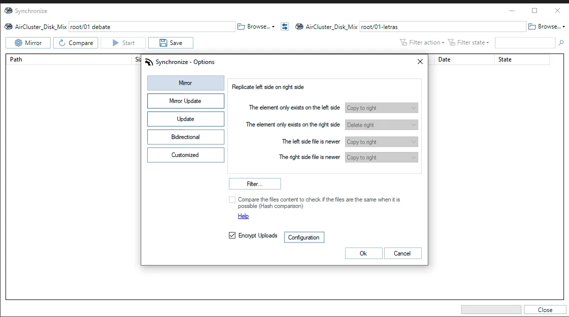 Start the sync and complete your migration in Air Cluster